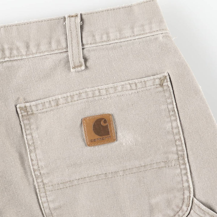 Carhartt Original Dungaree Fit Duck Painter Pants, Men's, W36 equivalent cotton Beige type Vintage Second Hand