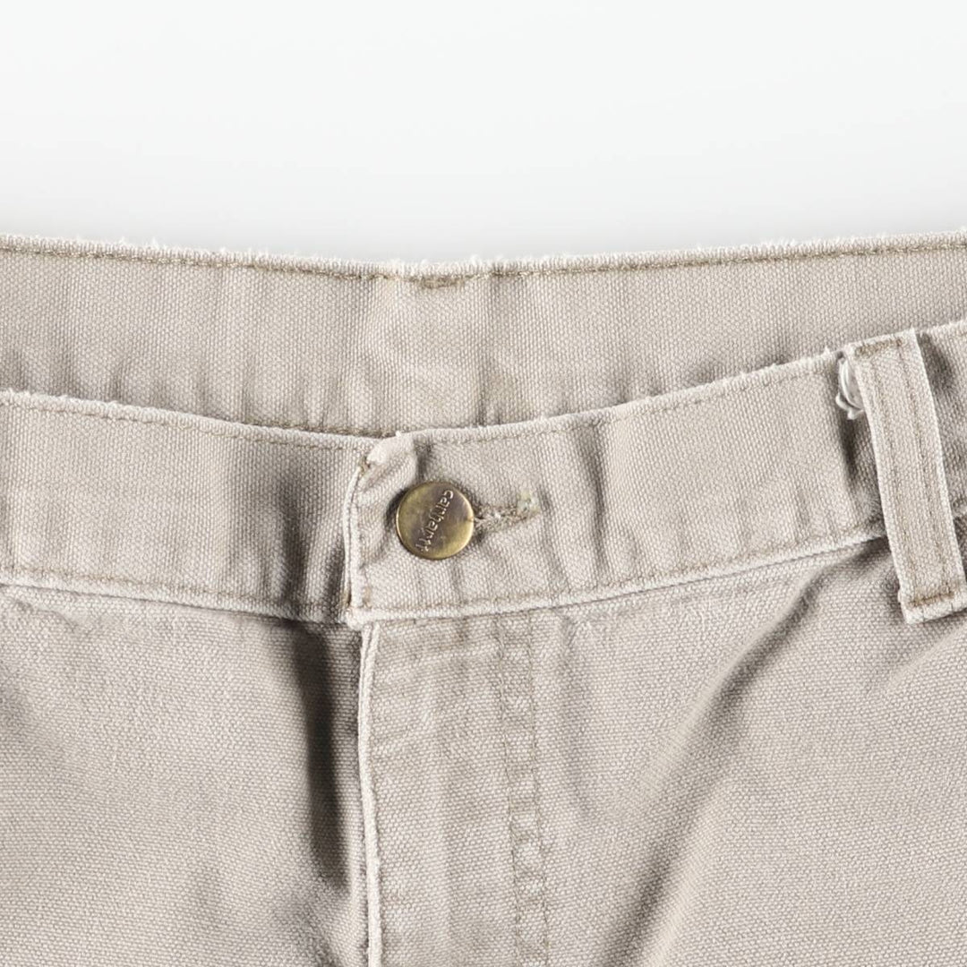 Carhartt Original Dungaree Fit Duck Painter Pants, Men's, W36 equivalent cotton Beige type Vintage Second Hand