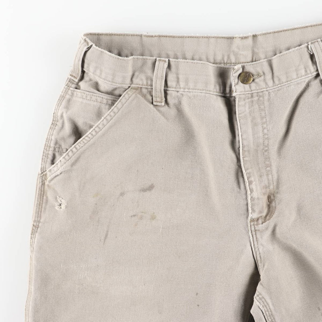 Carhartt Original Dungaree Fit Duck Painter Pants, Men's, W36 equivalent cotton Beige type Vintage Second Hand