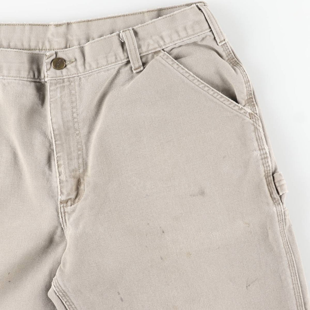 Carhartt Original Dungaree Fit Duck Painter Pants, Men's, W36 equivalent cotton Beige type Vintage Second Hand