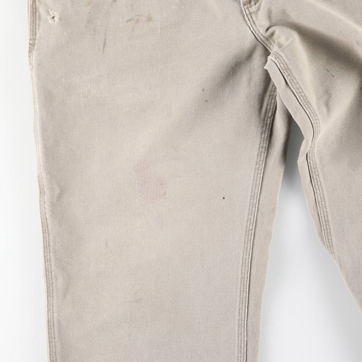 Carhartt Original Dungaree Fit Duck Painter Pants, Men's, W36 equivalent cotton Beige type Vintage Second Hand