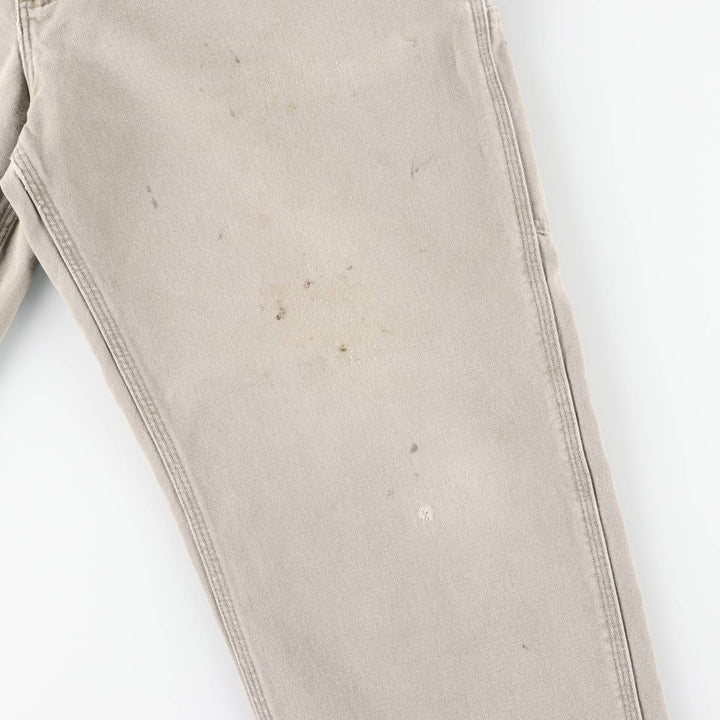 Carhartt Original Dungaree Fit Duck Painter Pants, Men's, W36 equivalent cotton Beige type Vintage Second Hand