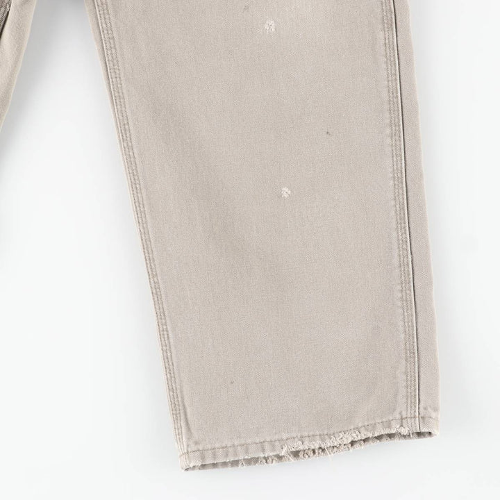 Carhartt Original Dungaree Fit Duck Painter Pants, Men's, W36 equivalent cotton Beige type Vintage Second Hand