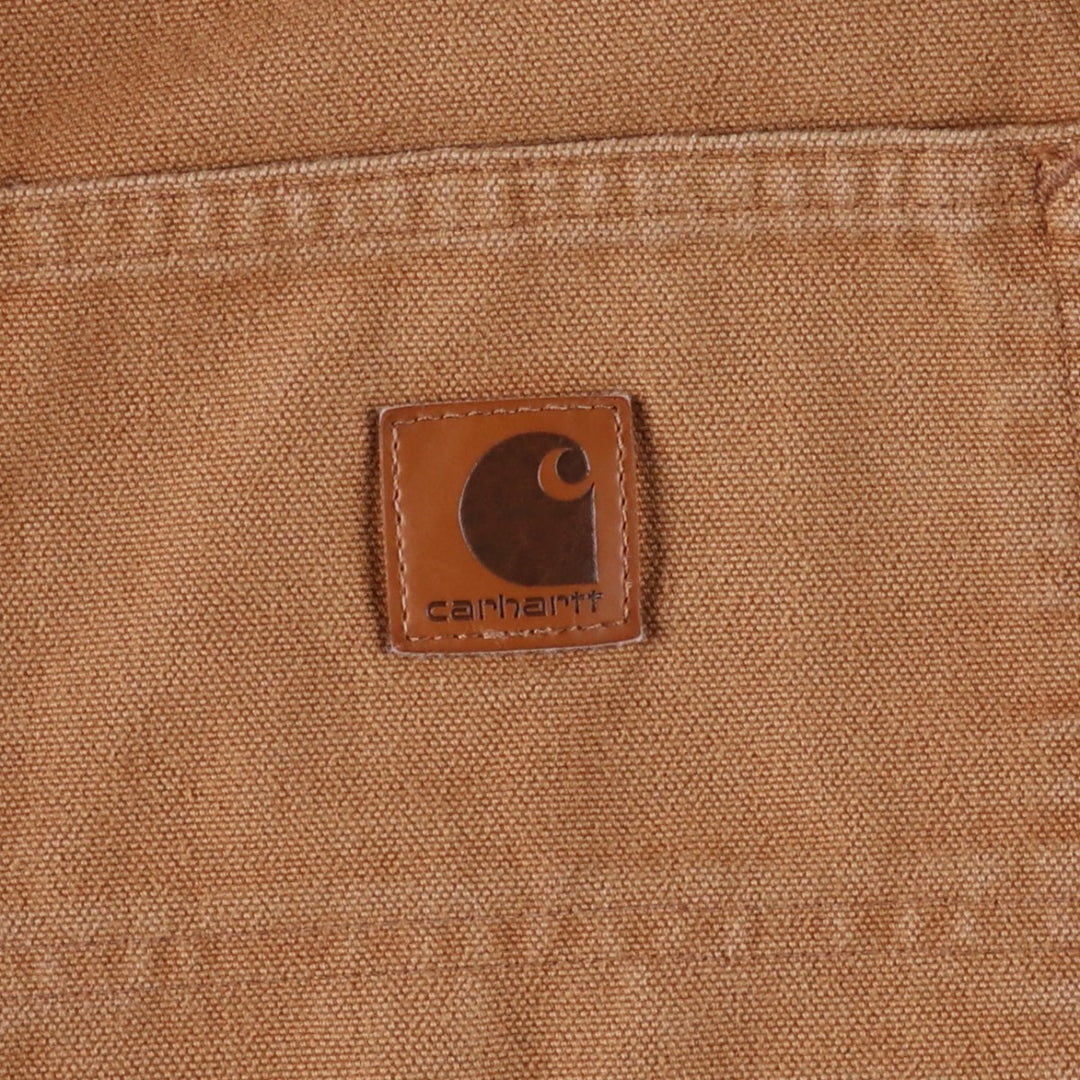 Carhartt Original Dungaree Fit Duck Painter Pants, Men's, W36 equivalent cotton brown type Vintage Second Hand