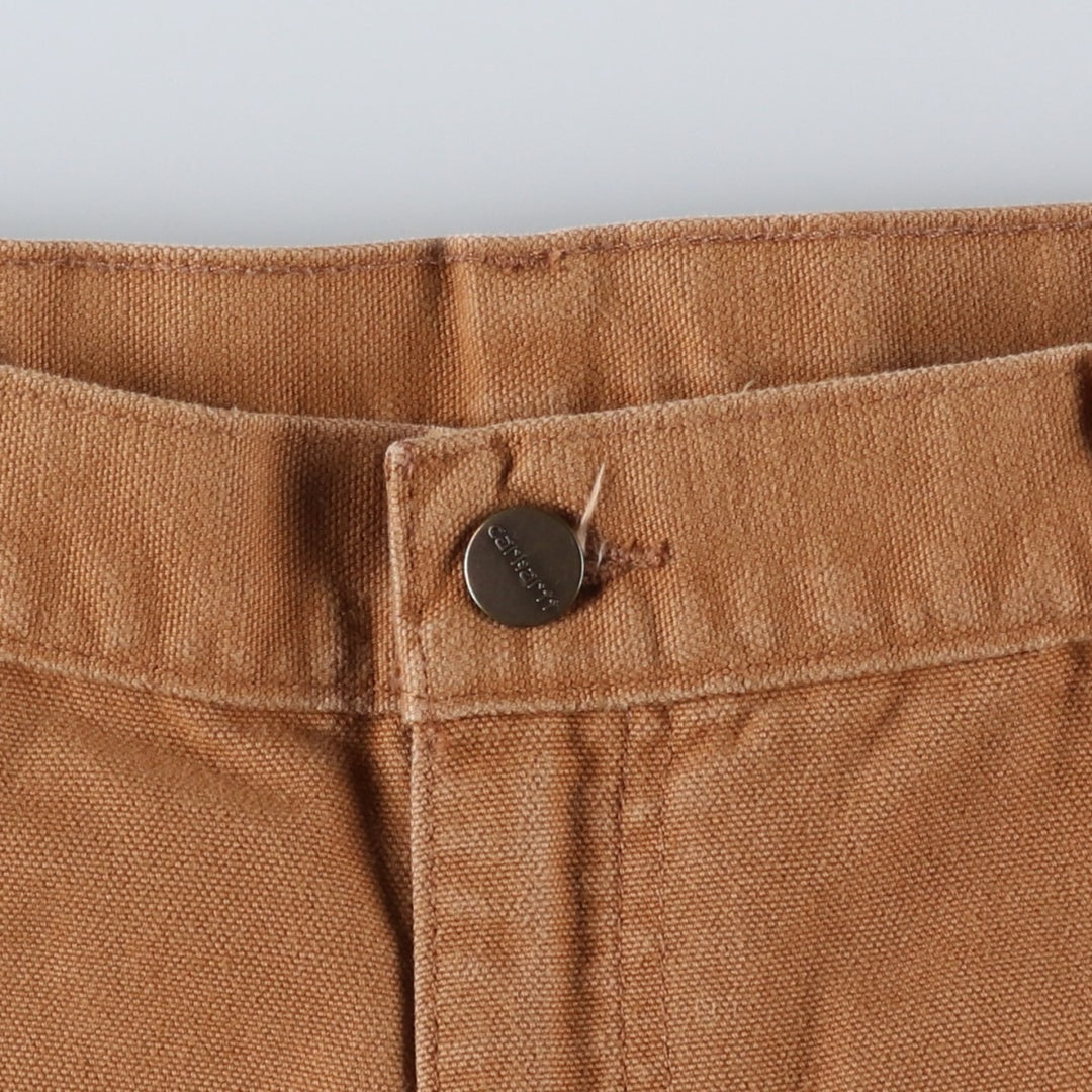Carhartt Original Dungaree Fit Duck Painter Pants, Men's, W36 equivalent cotton brown type Vintage Second Hand