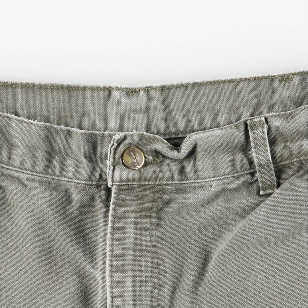 Carhartt Loose Original Fit Duck Painter Pants, Men's, W35 equivalent cotton Khaki type Vintage Second Hand