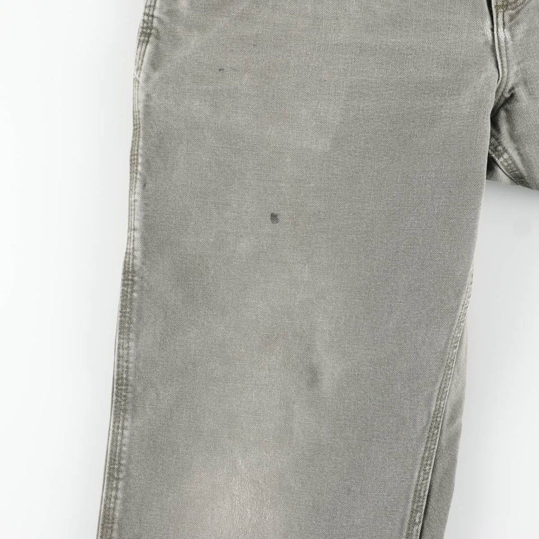 Carhartt Loose Original Fit Duck Painter Pants, Men's, W35 equivalent cotton Khaki type Vintage Second Hand