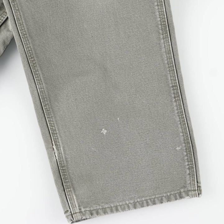 Carhartt Loose Original Fit Duck Painter Pants, Men's, W35 equivalent cotton Khaki type Vintage Second Hand