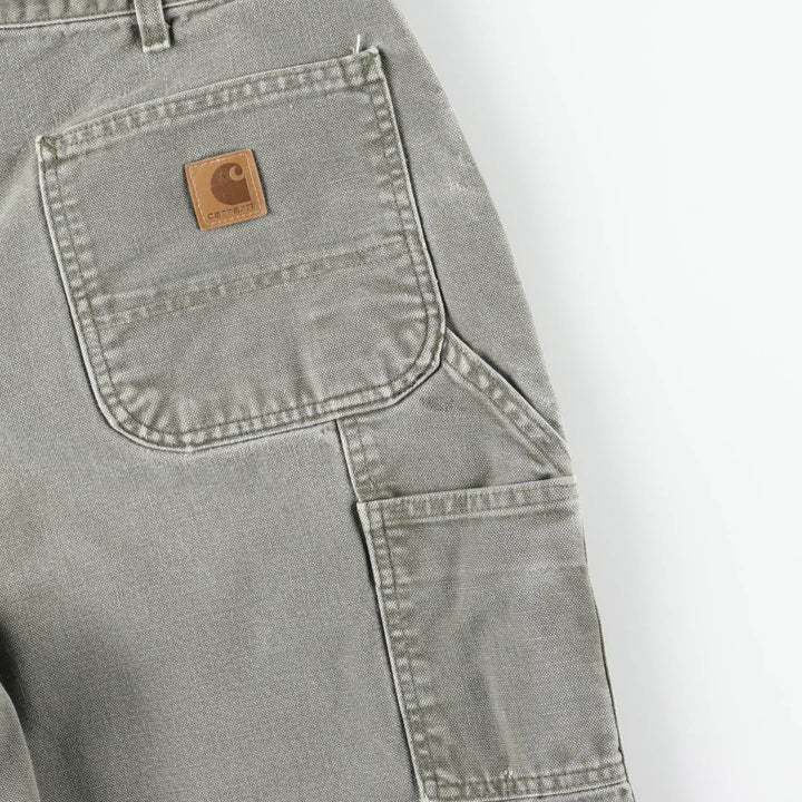 Carhartt Loose Original Fit Duck Painter Pants, Men's, W35 equivalent cotton Khaki type Vintage Second Hand