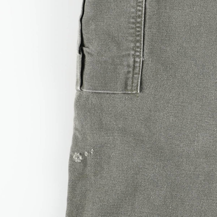 2000'S Carhartt Duck Work Pants Cargo Pants Men's W33 (approx.) cotton Khaki type Vintage Second Hand