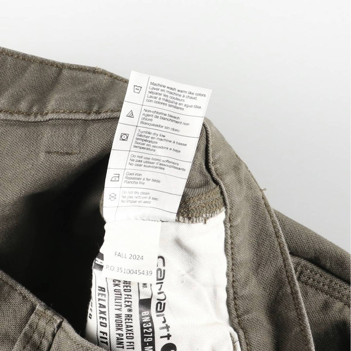 Carhartt Relaxed Fit Rugged Flex Duck Painter Pants, Men's, Size W32 (approx.) cotton brown type Vintage Second Hand