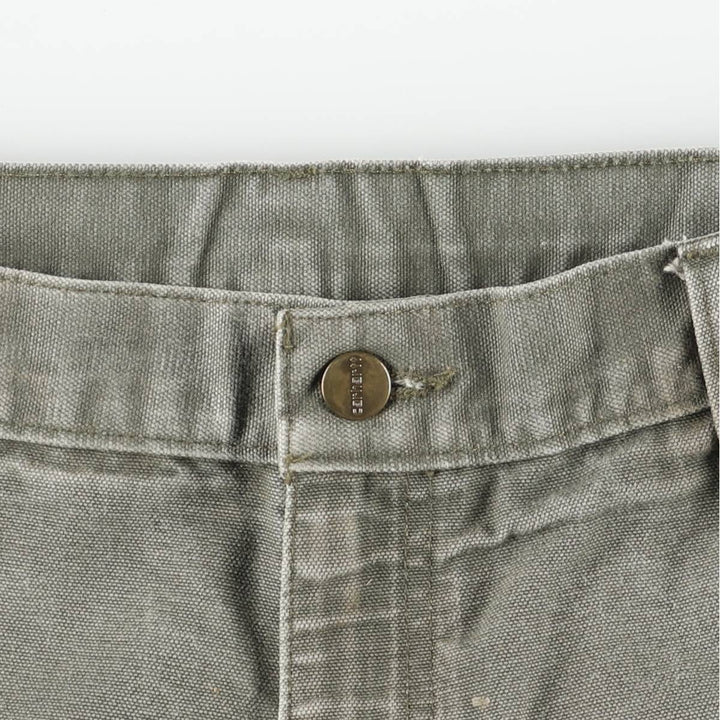 Carhartt Original Dungaree Fit Duck Painter Pants, Men's, W35 equivalent cotton Khaki type Vintage Second Hand