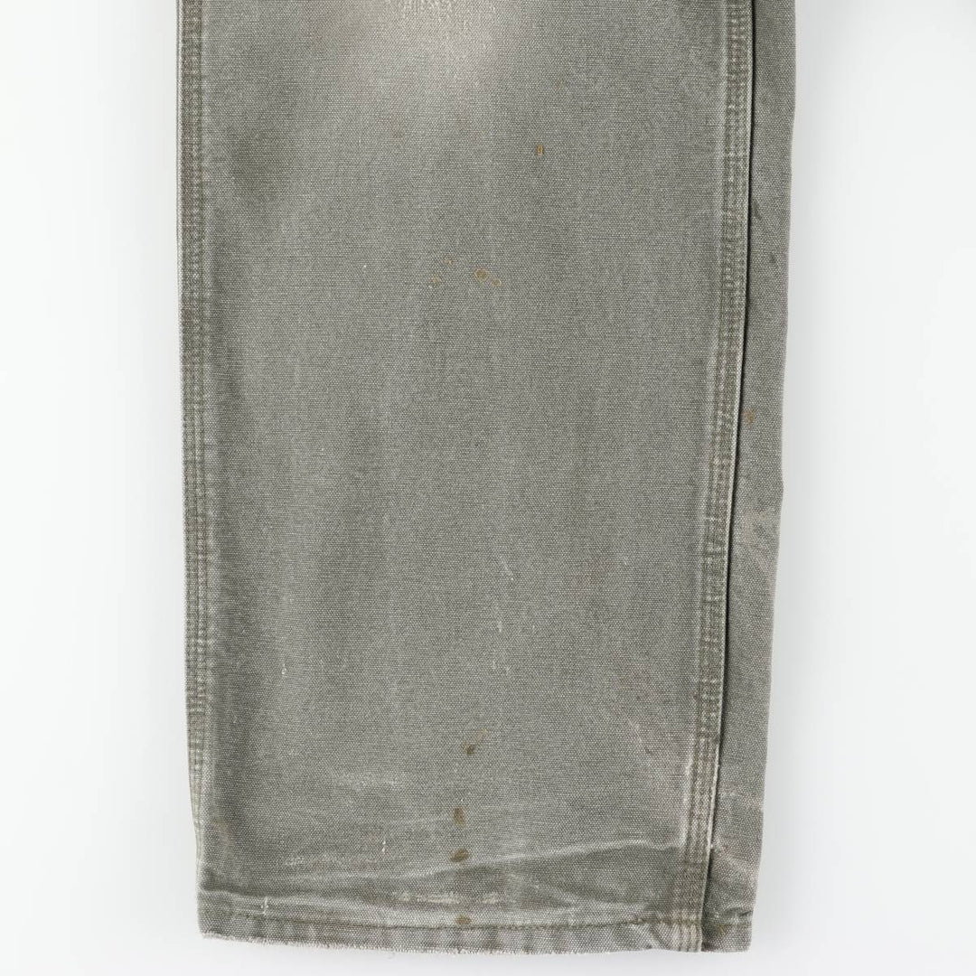 Carhartt Original Dungaree Fit Duck Painter Pants, Men's, W35 equivalent cotton Khaki type Vintage Second Hand