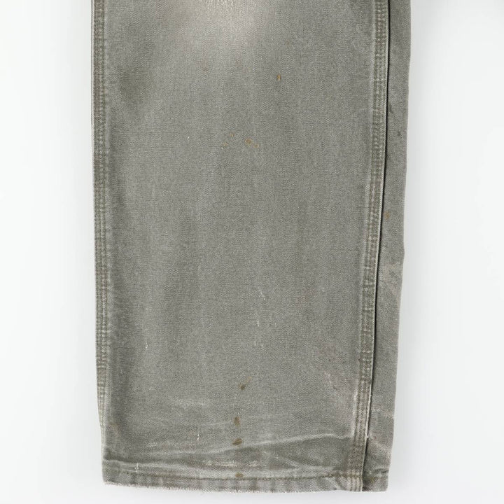 Carhartt Original Dungaree Fit Duck Painter Pants, Men's, W35 equivalent cotton Khaki type Vintage Second Hand