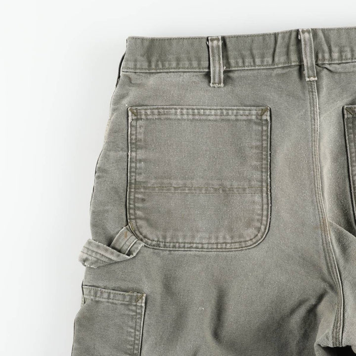 Carhartt Original Dungaree Fit Duck Painter Pants, Men's, W35 equivalent cotton Khaki type Vintage Second Hand