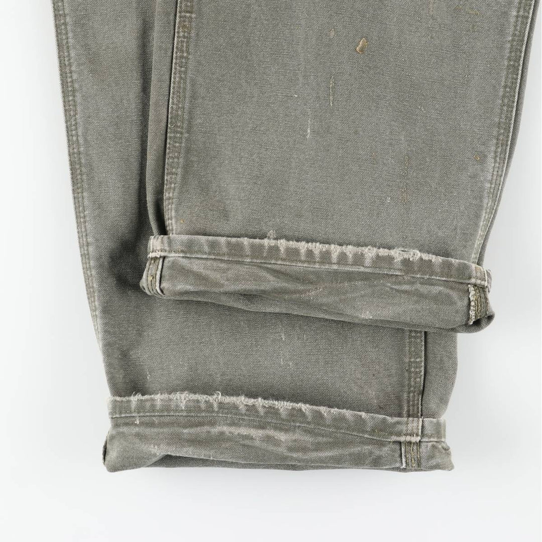 Carhartt Original Dungaree Fit Duck Painter Pants, Men's, W35 equivalent cotton Khaki type Vintage Second Hand