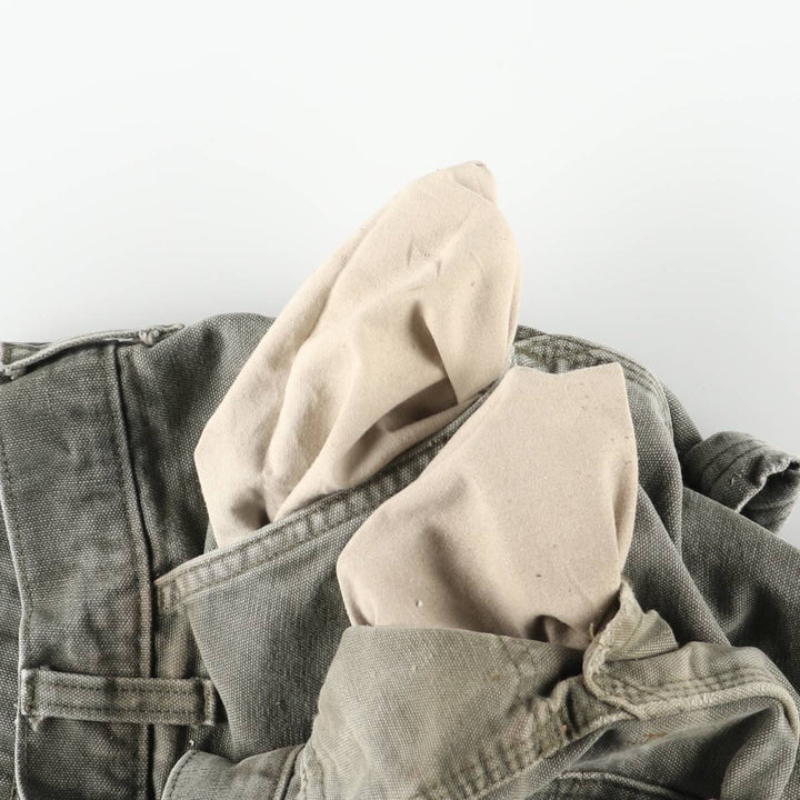 Carhartt Original Dungaree Fit Duck Painter Pants, Men's, W35 equivalent cotton Khaki type Vintage Second Hand
