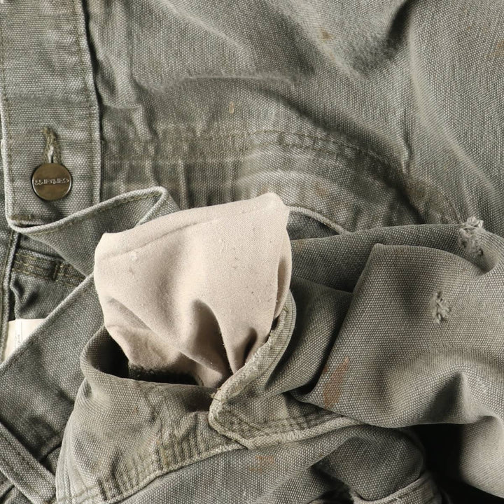 Carhartt Original Dungaree Fit Duck Painter Pants, Men's, W35 equivalent cotton Khaki type Vintage Second Hand