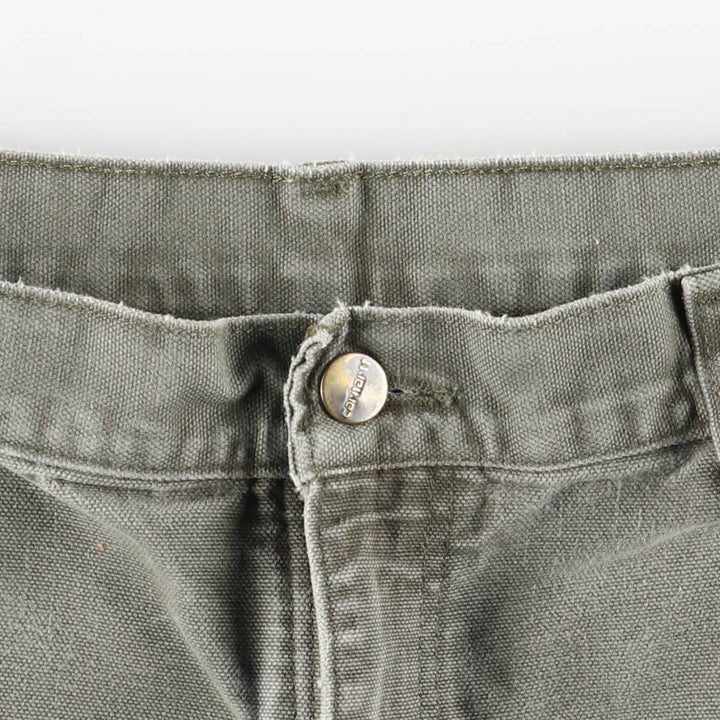 Carhartt Loose Original Fit Duck Painter Pants, Men's, W35 equivalent cotton Khaki type Vintage Second Hand