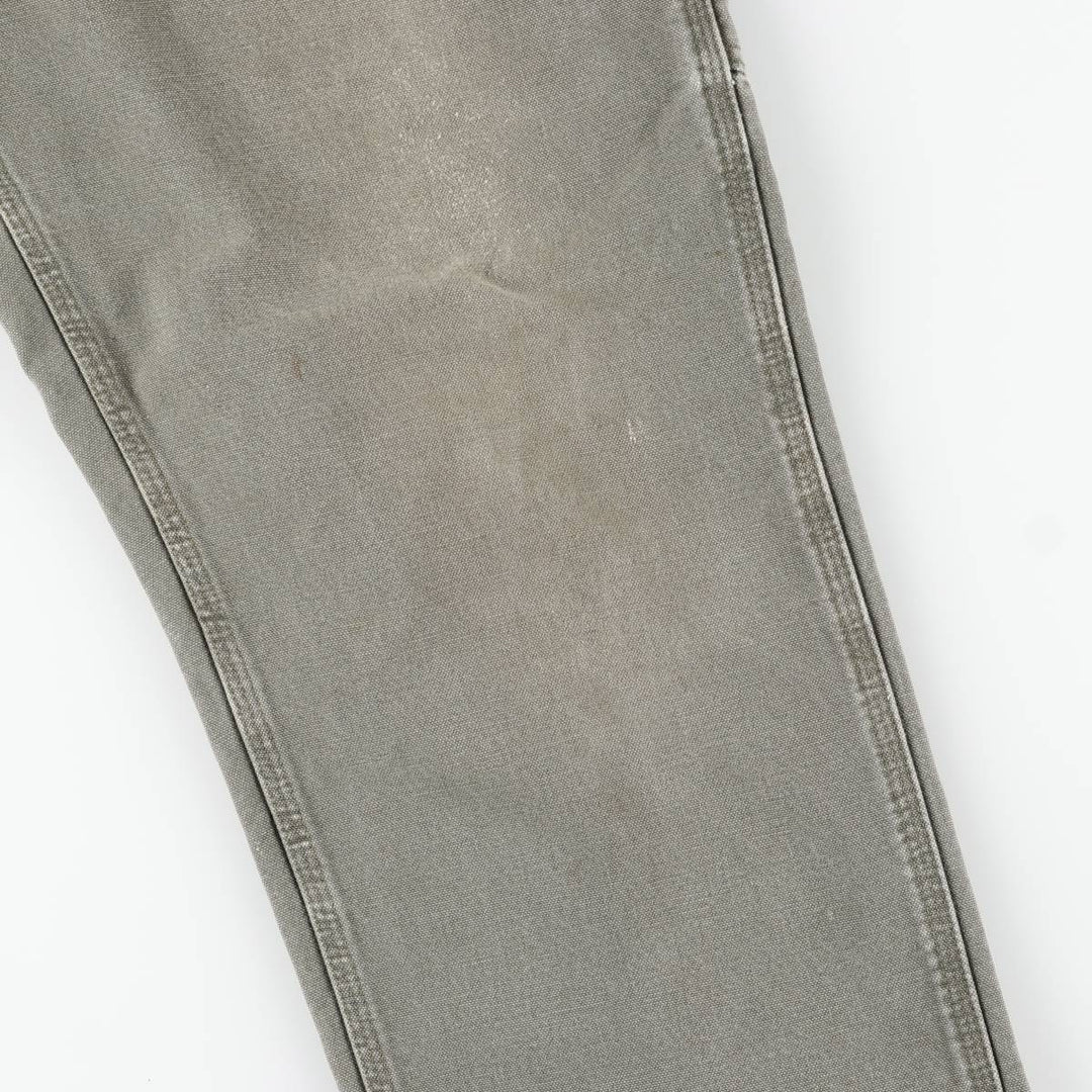 Carhartt Loose Original Fit Duck Painter Pants, Men's, W35 equivalent cotton Khaki type Vintage Second Hand