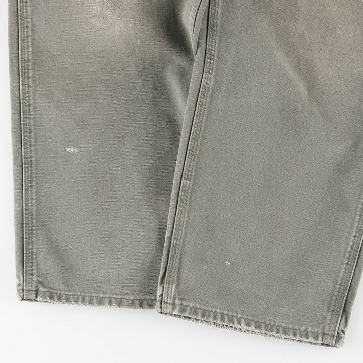 Carhartt Loose Original Fit Duck Painter Pants, Men's, W35 equivalent cotton Khaki type Vintage Second Hand