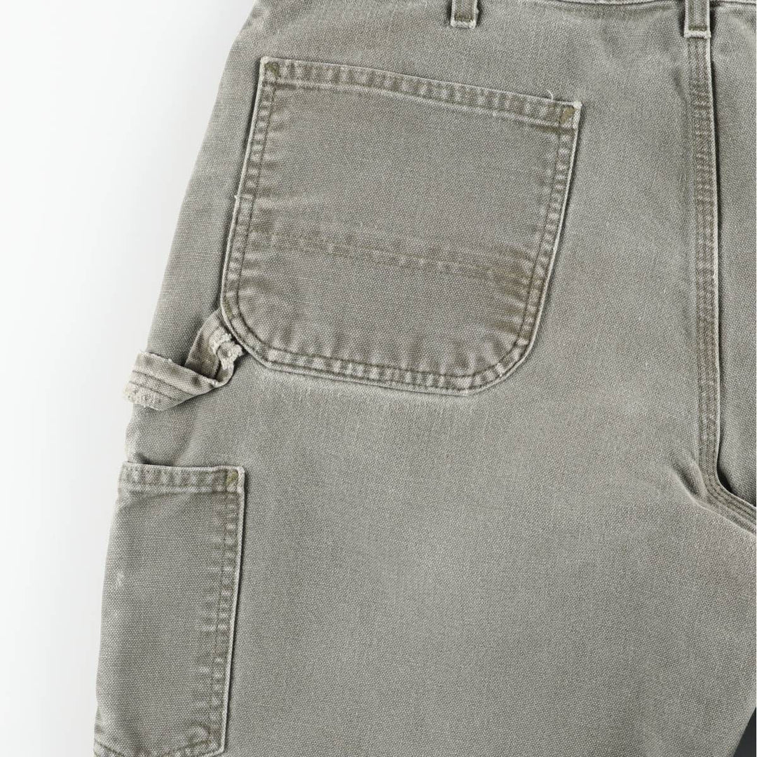 Carhartt Loose Original Fit Duck Painter Pants, Men's, W35 equivalent cotton Khaki type Vintage Second Hand