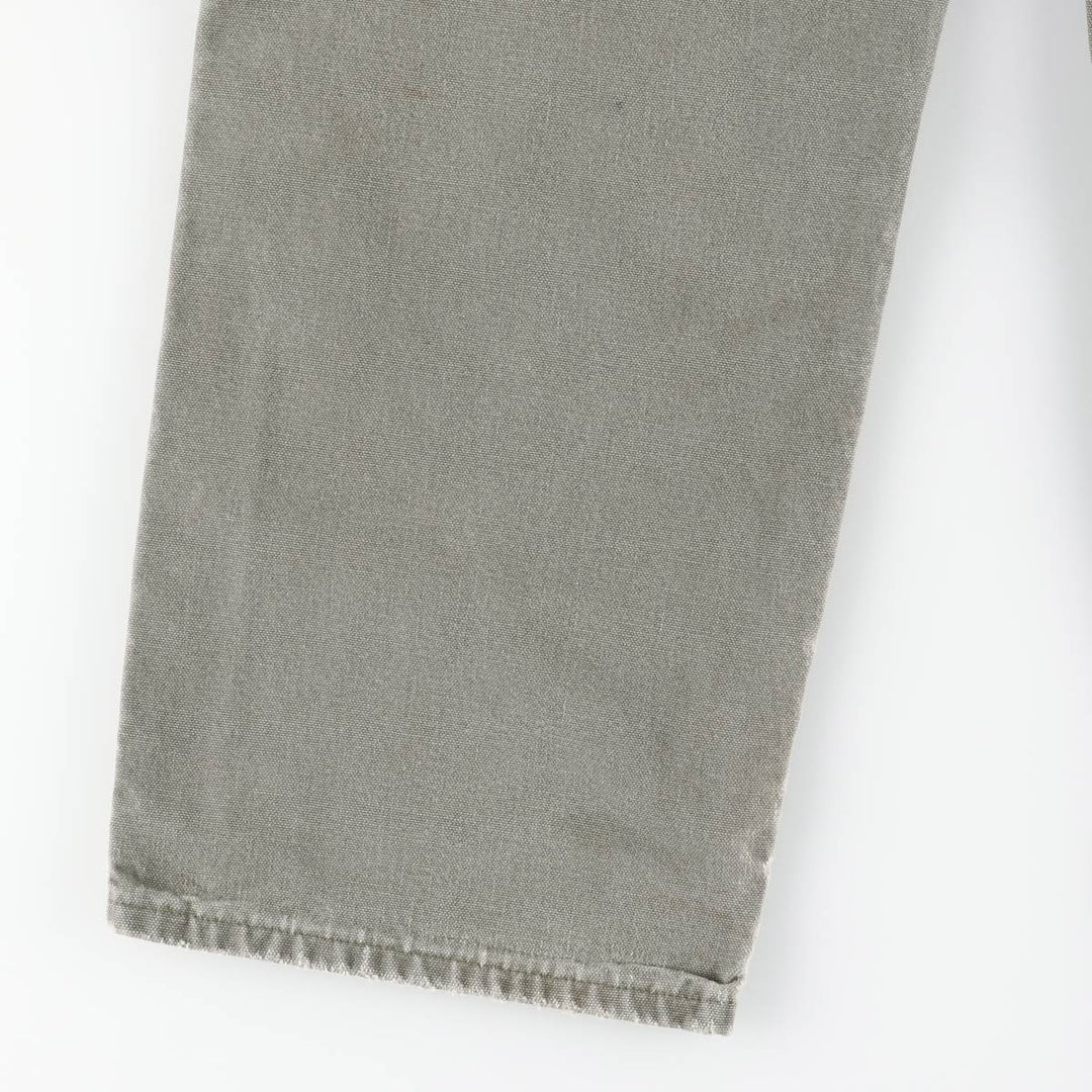 Carhartt Loose Original Fit Duck Painter Pants, Men's, W35 equivalent cotton Khaki type Vintage Second Hand