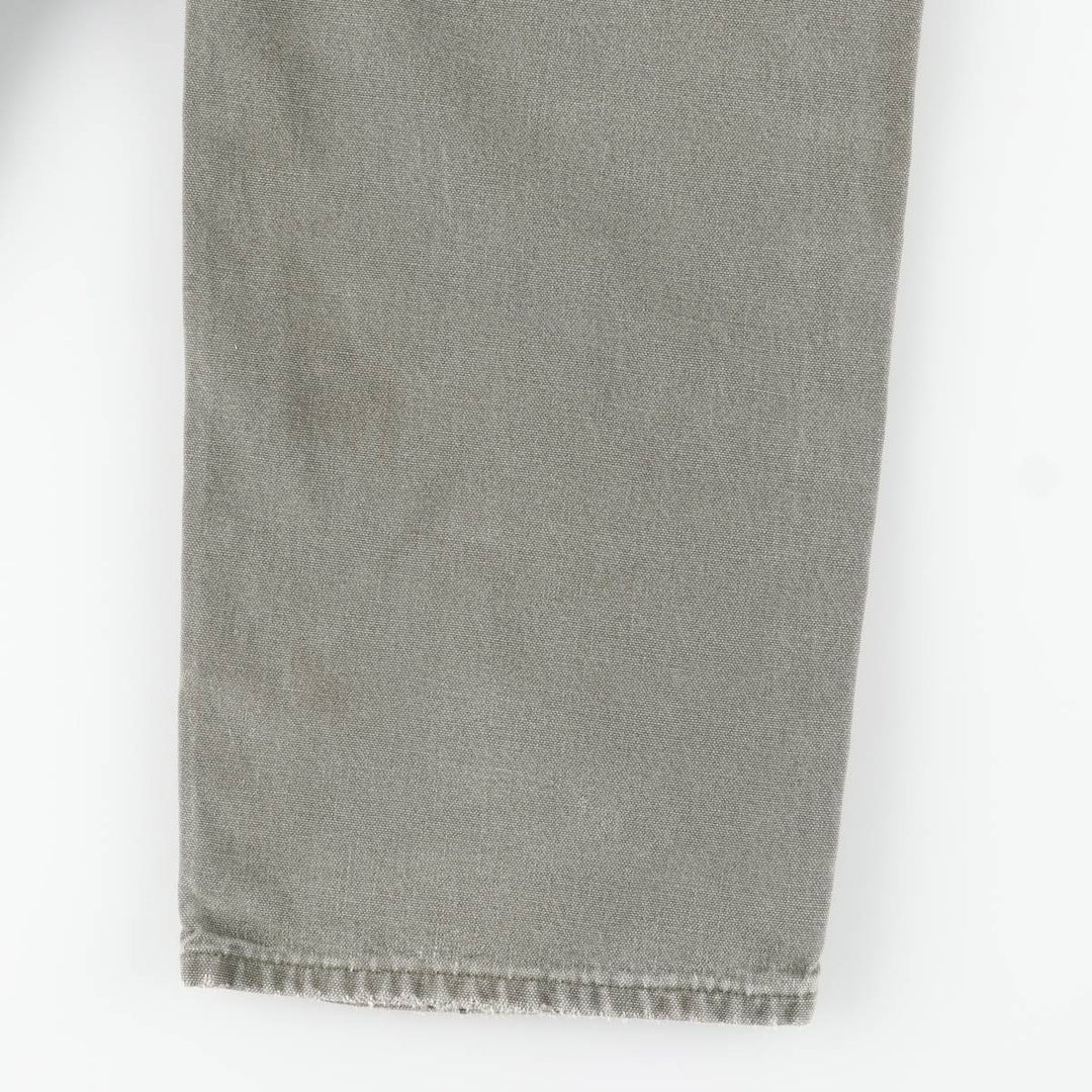 Carhartt Loose Original Fit Duck Painter Pants, Men's, W35 equivalent cotton Khaki type Vintage Second Hand
