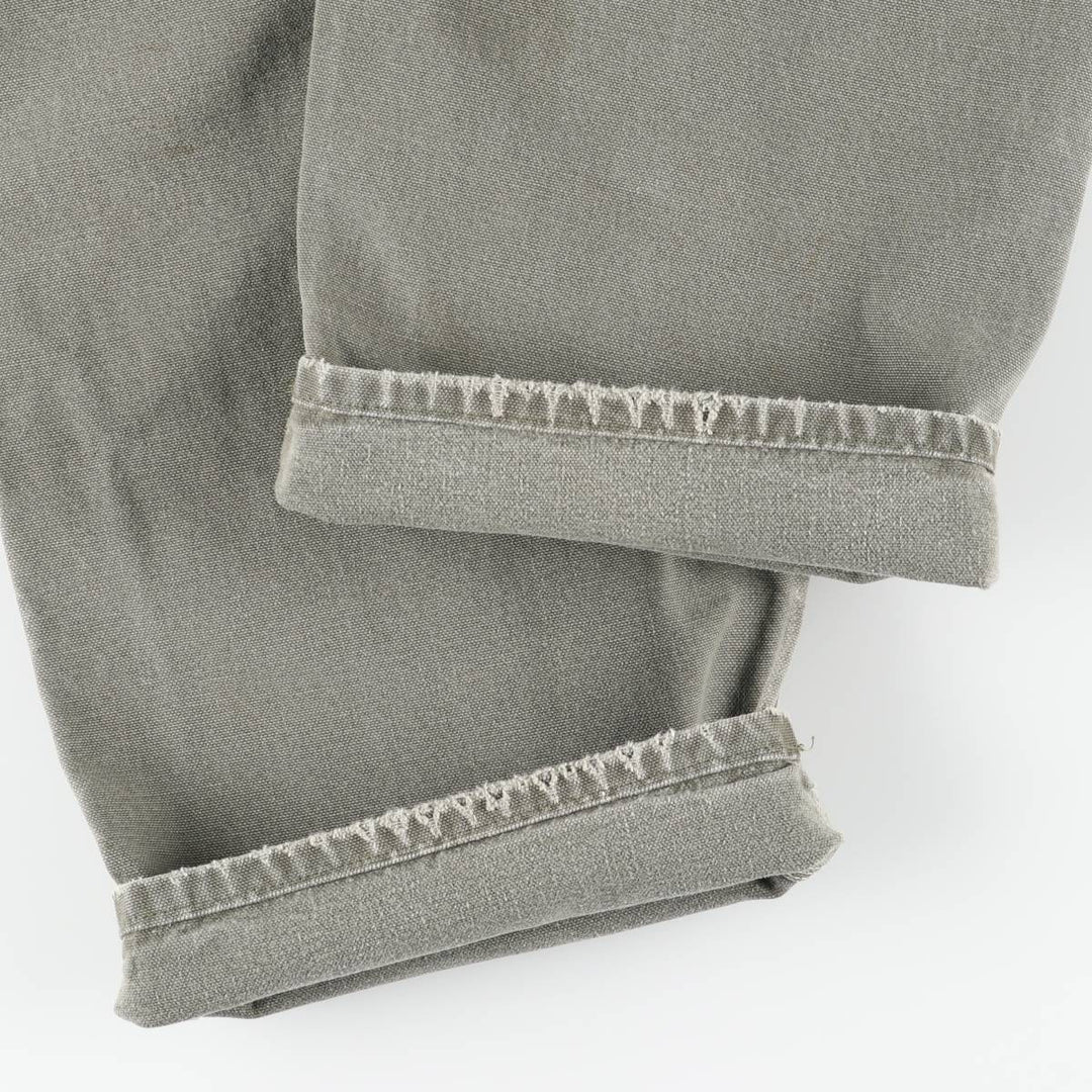 Carhartt Loose Original Fit Duck Painter Pants, Men's, W35 equivalent cotton Khaki type Vintage Second Hand