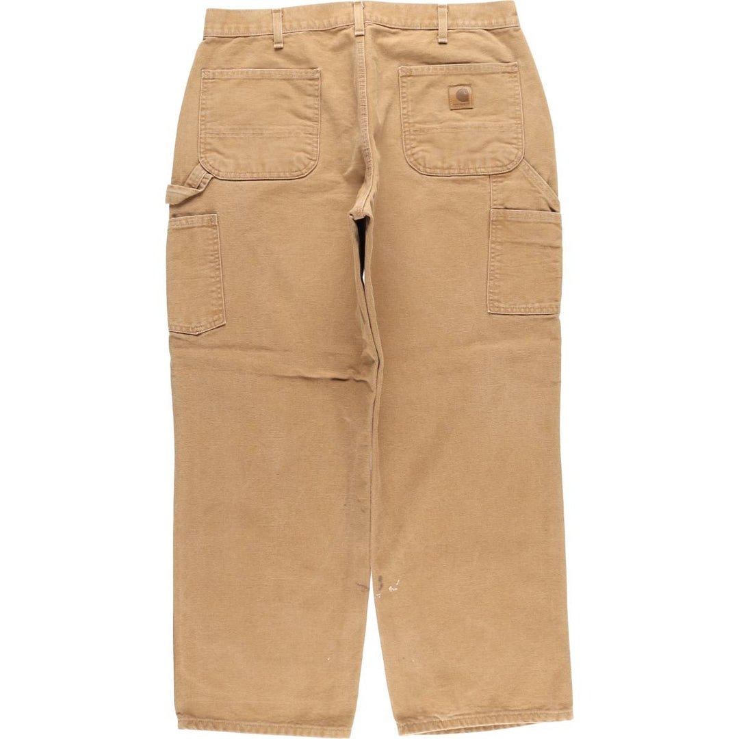 Carhartt Loose Original Fit Duck Painter Pants, Men's, W35 equivalent cotton beige type brown Vintage Second Hand