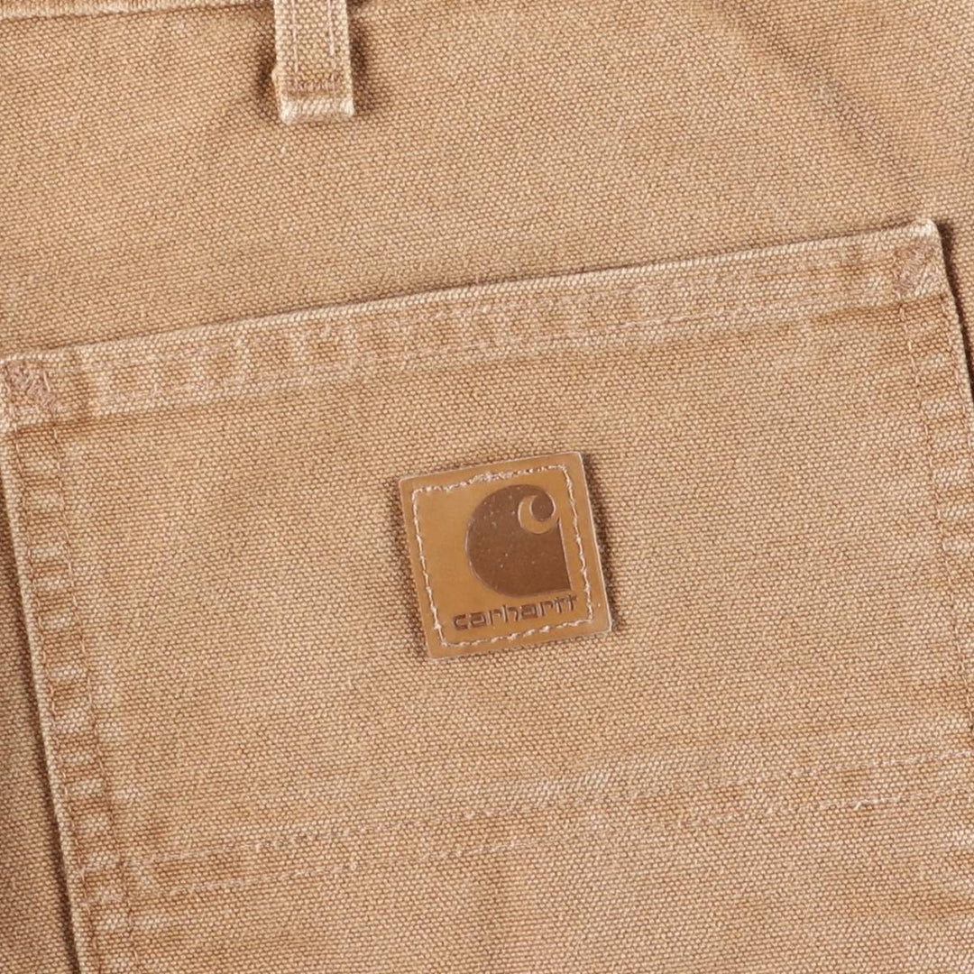 Carhartt Loose Original Fit Duck Painter Pants, Men's, W35 equivalent cotton beige type brown Vintage Second Hand