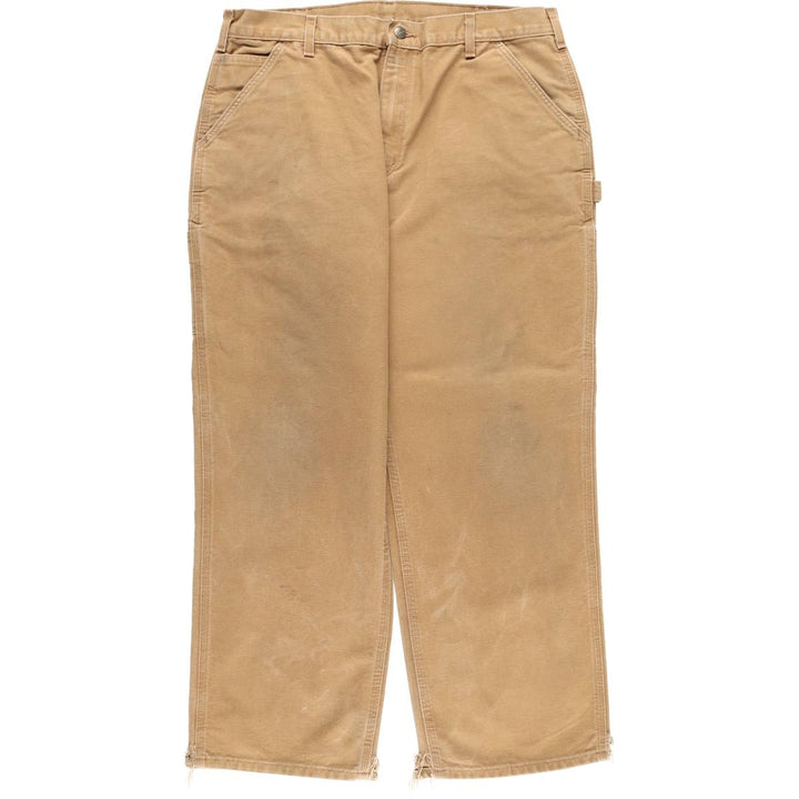 Carhartt Loose Original Fit Duck Painter Pants, Men's, W37 equivalent cotton beige type brown Vintage Second Hand
