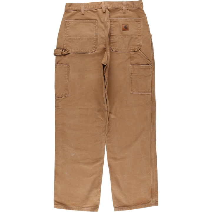 Carhartt Duck Painter Pants, Men's, W32 equivalent cotton brown type Vintage Second Hand