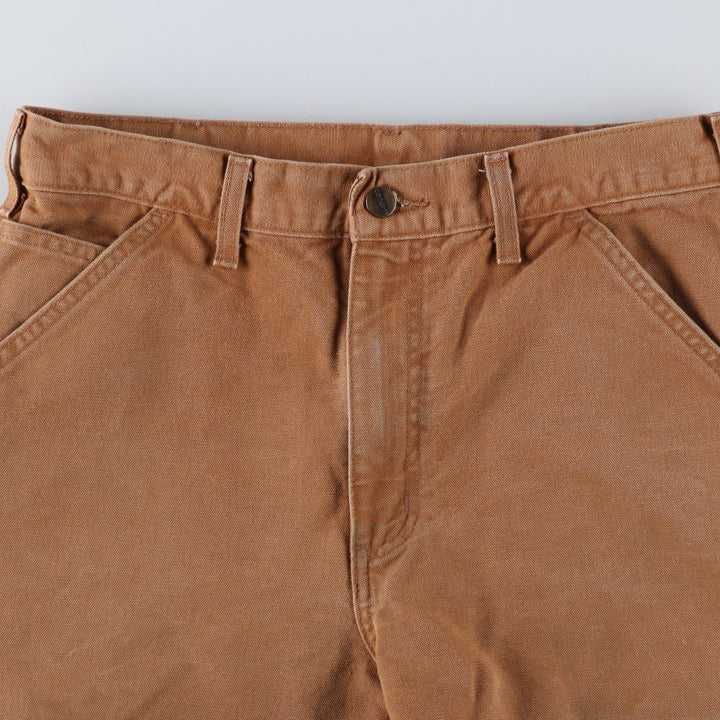 Carhartt Duck Painter Pants, Men's, W32 equivalent cotton brown type Vintage Second Hand