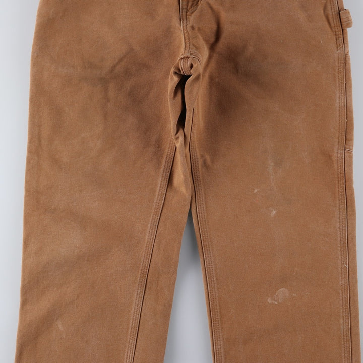 Carhartt Duck Painter Pants, Men's, W32 equivalent cotton brown type Vintage Second Hand