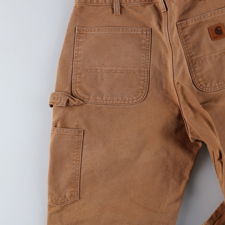 Carhartt Duck Painter Pants, Men's, W32 equivalent cotton brown type Vintage Second Hand