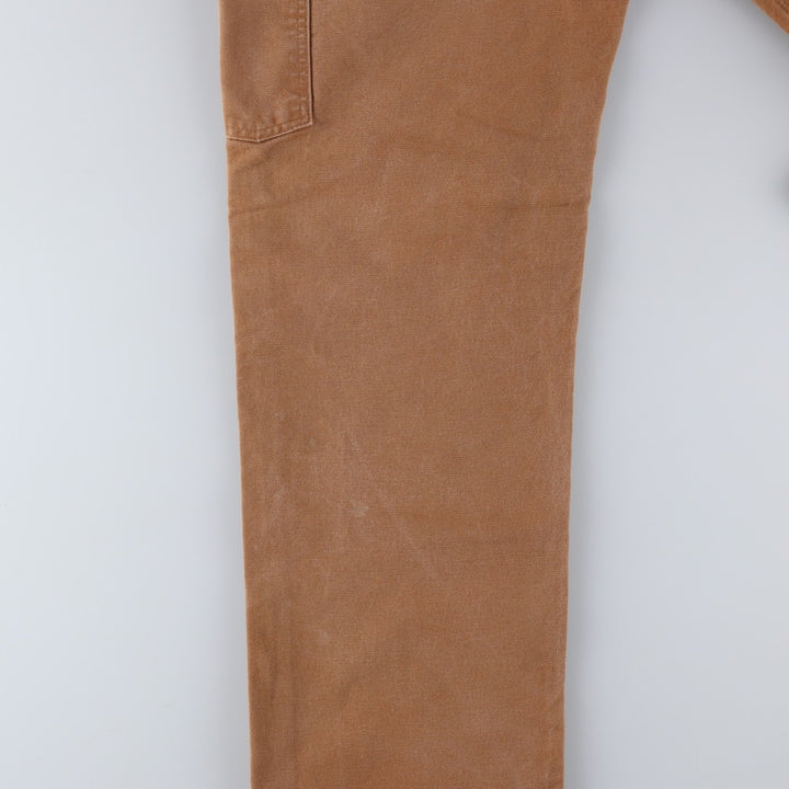 Carhartt Duck Painter Pants, Men's, W32 equivalent cotton brown type Vintage Second Hand