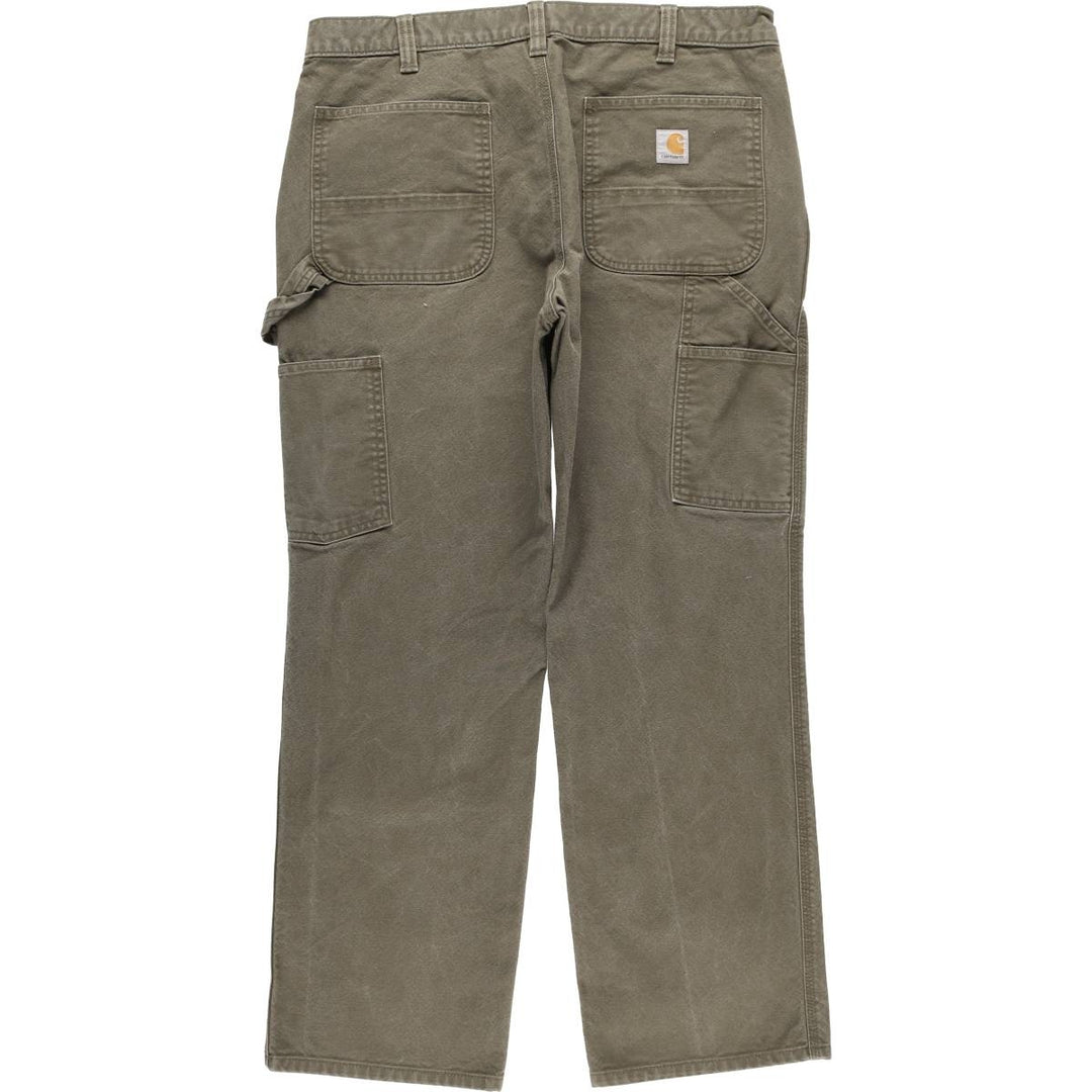 Carhartt Relaxed Fit Duck Painter Pants, Men's, Size 37 cotton Khaki type Vintage Second Hand