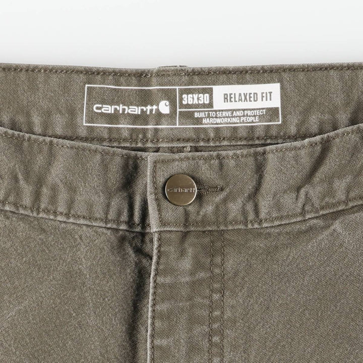 Carhartt Relaxed Fit Duck Painter Pants, Men's, Size 37 cotton Khaki type Vintage Second Hand