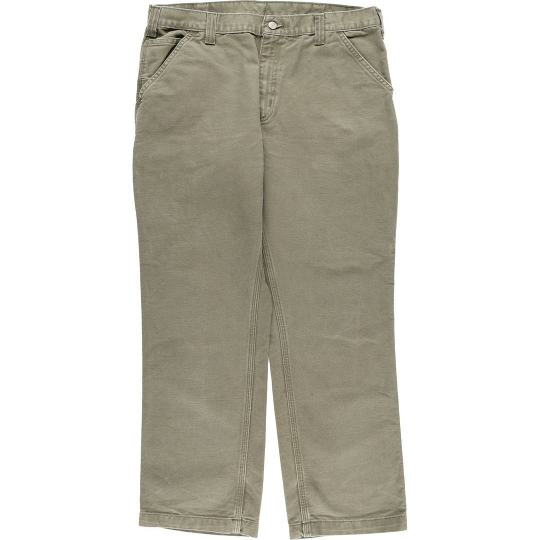 Carhartt Relaxed Fit Duck Painter Pants, Men's, Size 37 cotton Khaki type Vintage Second Hand
