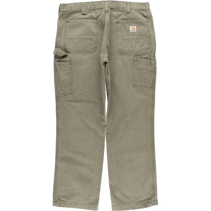 Carhartt Relaxed Fit Duck Painter Pants, Men's, Size 37 cotton Khaki type Vintage Second Hand