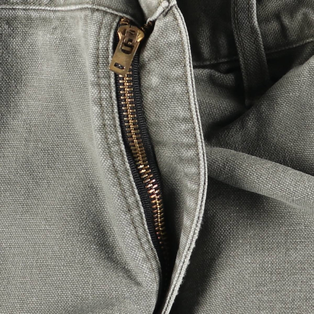 Carhartt Dungaree Fit Duck Painter Pants, Men's, W35 equivalent cotton Khaki type sage green Vintage Second Hand