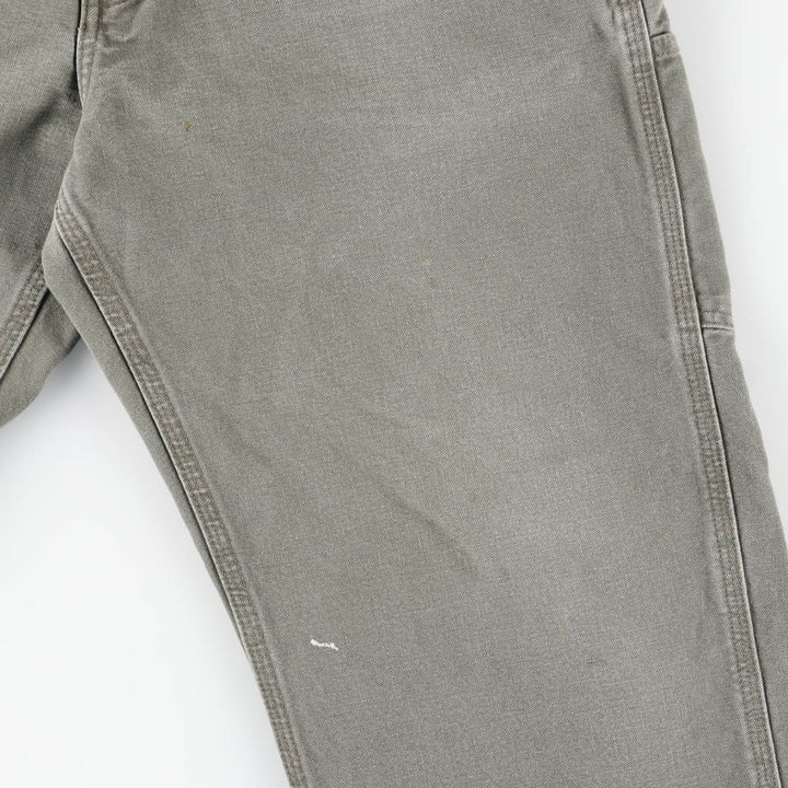 Carhartt Dungaree Fit Duck Painter Pants, Men's, W35 equivalent cotton Khaki type sage green Vintage Second Hand