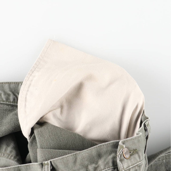 Carhartt Dungaree Fit Duck Painter Pants, Men's, W35 equivalent cotton Khaki type sage green Vintage Second Hand