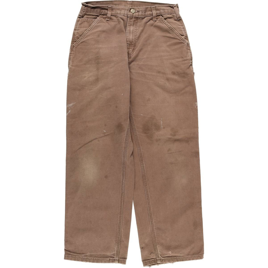 Carhartt Duck Painter Pants, Men's, W30 equivalent cotton brown type Vintage Second Hand