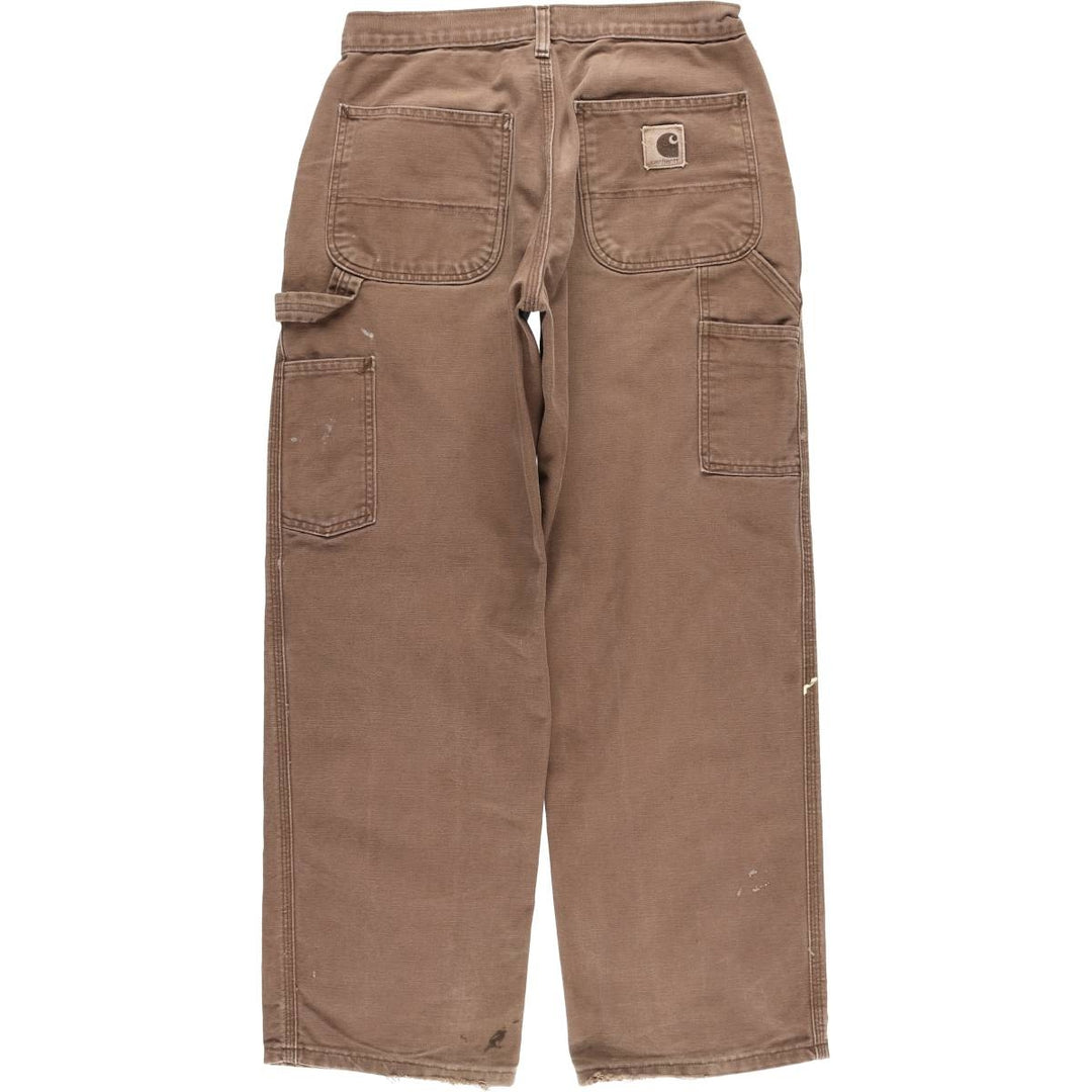 Carhartt Duck Painter Pants, Men's, W30 equivalent cotton brown type Vintage Second Hand