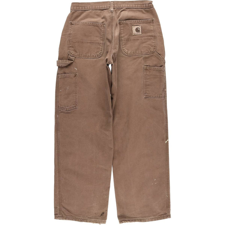Carhartt Duck Painter Pants, Men's, W30 equivalent cotton brown type Vintage Second Hand