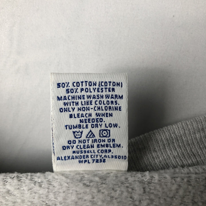 90'S Russell Athletic Plain Blank Sweatshirt, Men's Size M (approx.), Vintage cotton gray type Vintage Second Hand
