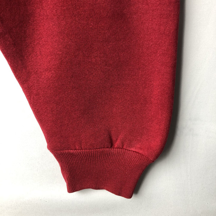 90'S Russell Athletic Plain Blank Sweatshirt, Men's Size L (Equivalent), Vintage cotton red type Vintage Second Hand