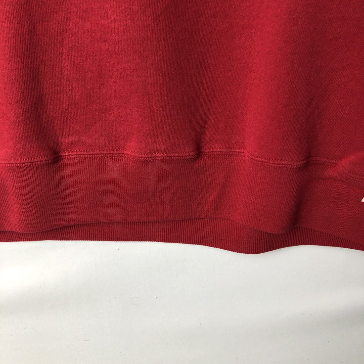 90'S Russell Athletic Plain Blank Sweatshirt, Men's Size L (Equivalent), Vintage cotton red type Vintage Second Hand